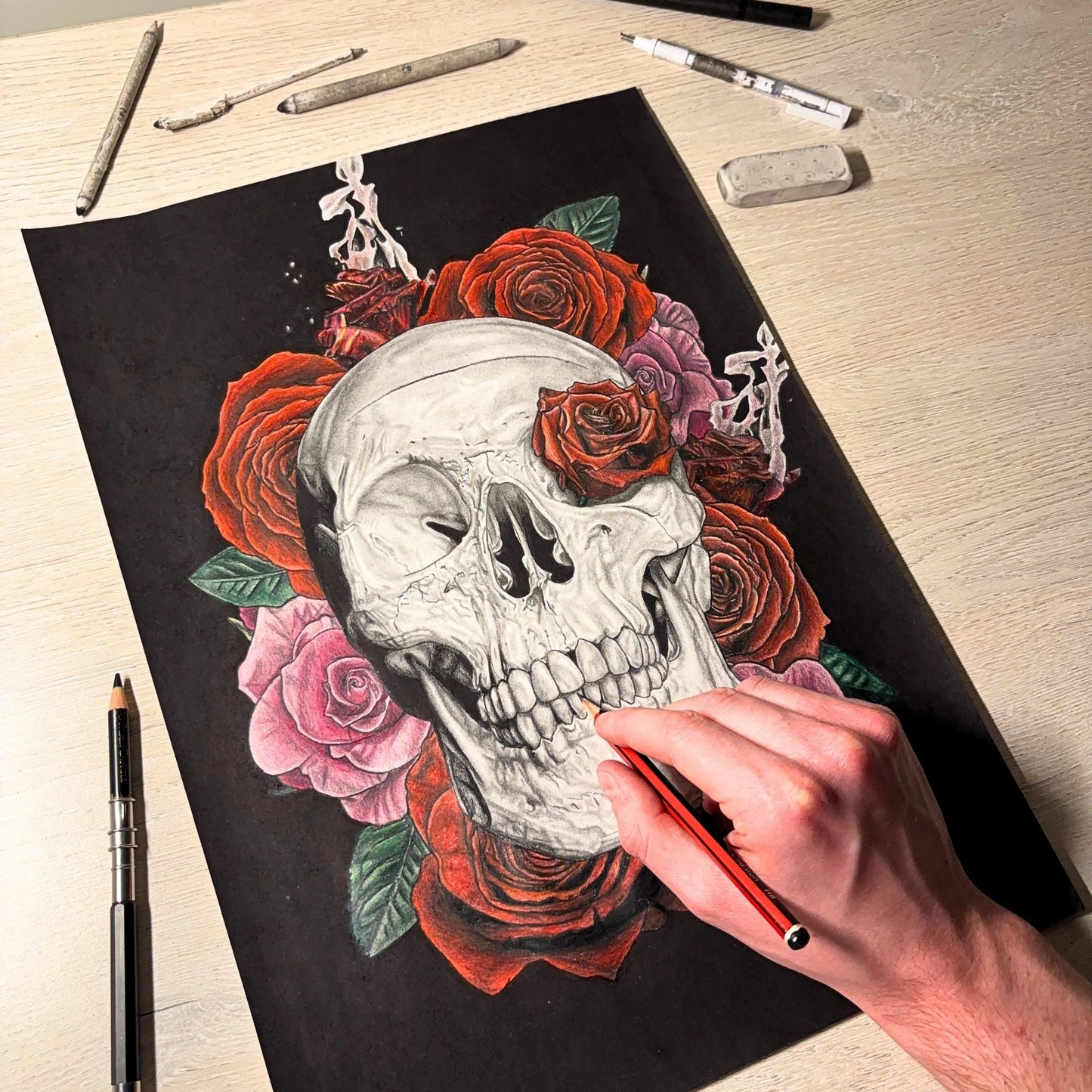 Skull and Roses