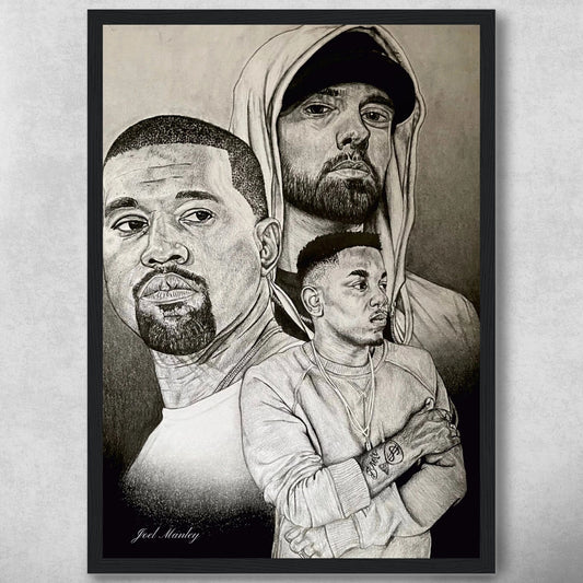 Eminem, Kanye and Kendrick