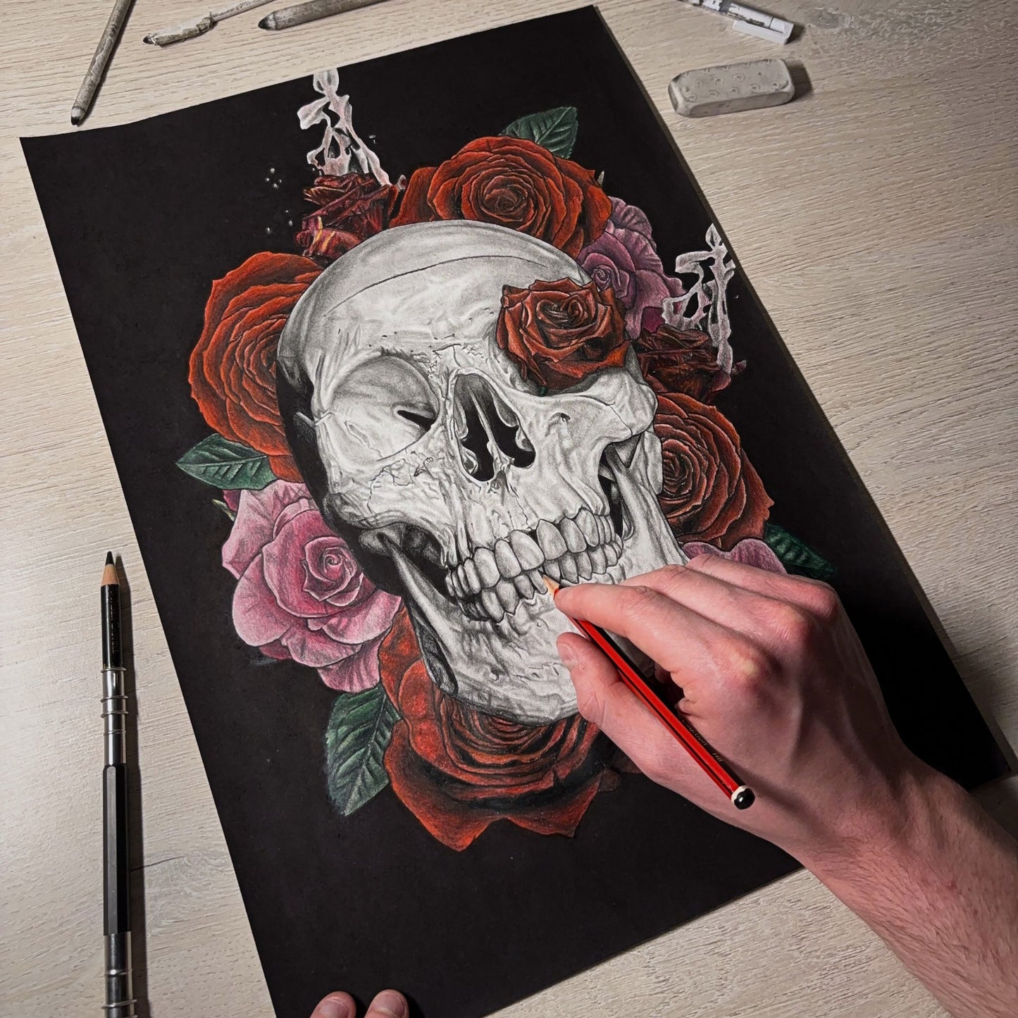 Skull and Roses